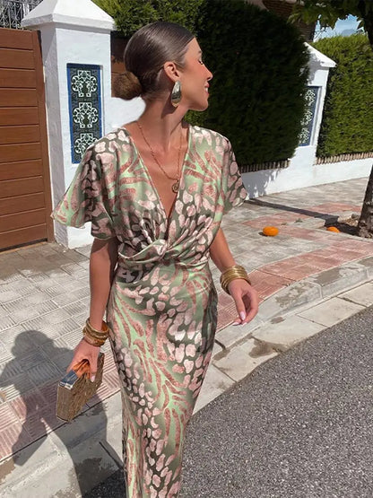 FLORENCE COPPER MIDI DRESS
