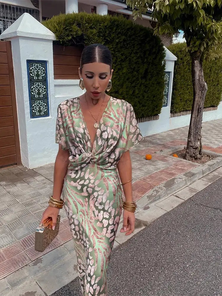 FLORENCE COPPER MIDI DRESS
