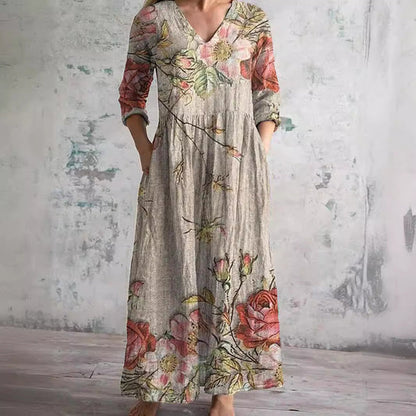 ALINA BLOSSOM MIDI DRESS