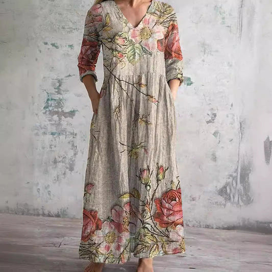 ALINA BLOSSOM MIDI DRESS